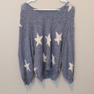Star print sweater